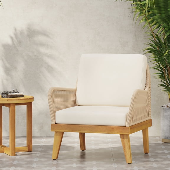 Durable Hardwood / Deck Lounging / Solid Club Chair