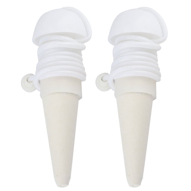Nikou Automatic Plant Watering Stakes - Watering Stakes Automatic Watering System Slow Release Ceramic Material Feeder for Vacation Plant Self Watering Kit, 2Pcs