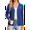 Blue, variant on Nlife Button Down Sweater for Women Lightweight V Neck Cardigan Knitted Long Sleeve Top