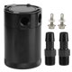 thumbnail image 1 of Universal 2-Port Racing Oil Catch Can, Universal Aluminum Alloy Air-Oil Separator, 1 of 4