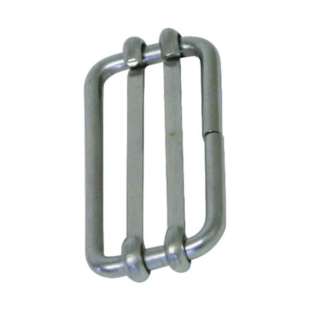 1 in. Polytape Buckle, Silver