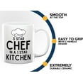 thumbnail image 5 of Chef Coffee Mug 11oz White -5 star chef - Chef Gift For Men Dad Husband Home Chefs Gourmet Chef Gift Cooking Passion Culinary, 5 of 6