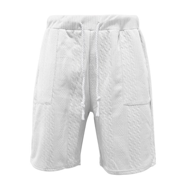 Pantalones cortos ligeros con cintura elástica para hombre: informales, verano, deportes al aire libre, secado rápido