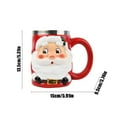 thumbnail image 3 of EUDIDV Coffee&nbsp;Mug,Father Christmas Mug Halloween Christmas Gift Decoration Stainless Steel Liner,Decorative Mug, 3 of 6