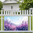 thumbnail image 6 of LUUFILx Puppy Flower Field Sunset Backdrop for Photo Shoots Garden Party Decoration Pet Photography Banner Event Display Background Daisy Meadow Scene, 6 of 8