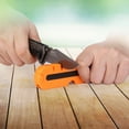 thumbnail image 2 of Outdoor two-stage knife sharpener for coarse and fine sharpening, with compass and whistle, 2 of 8