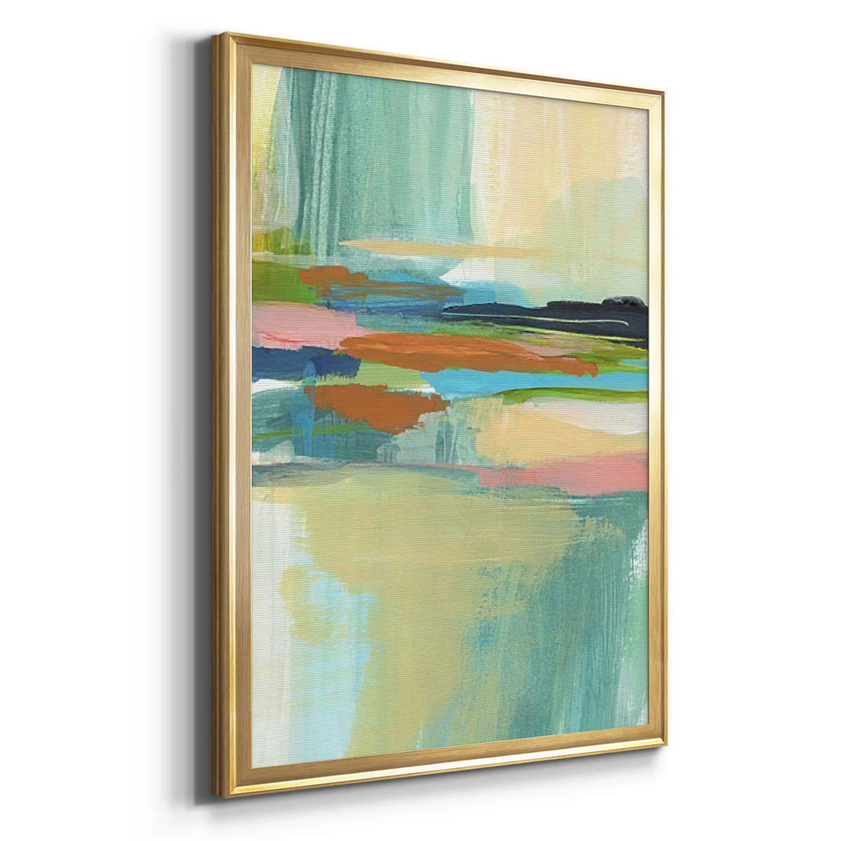 Radiant Horizon I Premium Framed Print, in Gold, Black, or Silver - Ready to Hang