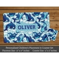 thumbnail image 3 of Printtoo Whale Print Personaized Gift For Kids Placemat & Coaster Set For Girls,Boys Gift,Christmas Gift-11x17 Inch, 3 of 6