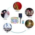 thumbnail image 3 of Amdohai 40ft/100leds Solar Powered LED String Lights Remote Control Color Changing 8 Modes Copper Wire Decorative Christmas Decorative Lights Waterproof Fairy String Lamp for Wedding Party Outdoor S, 3 of 7