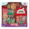 My Life As Pizzeria Play Set for 18" Dolls, 64 Pieces