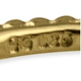 thumbnail image 3 of Sterling Silver Gold-Plated Twisted Ring, 3 of 5