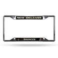 thumbnail image 3 of New Orleans Saints License Plate Frame Chrome EZ View, 3 of 3
