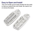 thumbnail image 4 of Uxcell Blinds Chain Handle, 8Pack 80mm Roller Shade Cord Weights for Window Parts, White, 4 of 6