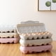 thumbnail image 5 of Naiovety Soporte para bandeja de huevos Venta caliente de huevos Caja de almacenamiento Refrigerador Almacenamiento para frutas y verduras Organizadores de utensilios de cocina Caqui 18 cuadrícula, 5 of 6