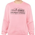 thumbnail image 2 of Skyline Colorado Springs Sweatshirt Unisex Medium Pink, 2 of 5