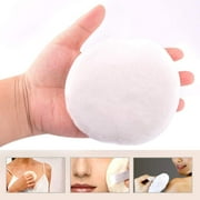 2Pcs Large Powder Puff, Velour Body Powder Puff, Round Fluffy Powder Puffs, Ultra Soft Body Puff, Washable for Loose Body Powder Face Powder Baby