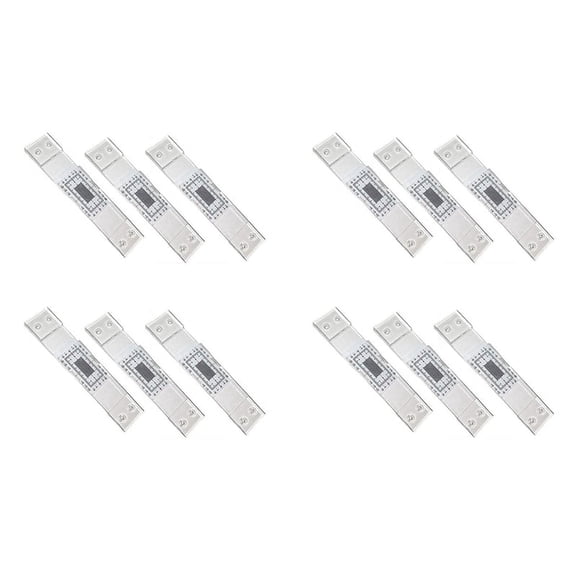 Crack Monitoring Record, 12Pcs Crack Measurement Tool, Crack Width Gauge, Clear Acrylic Corner Crack Comparison Caliper