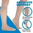 thumbnail image 4 of Women Compression Knee High 15-20mmHg for Varicose Veins - Natural, X-Large, 4 of 10