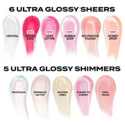 Hard Candy Glosstopia Lip Gloss, High-Shine Hydrating, Hyaluronic Acid, Golden Shimmer