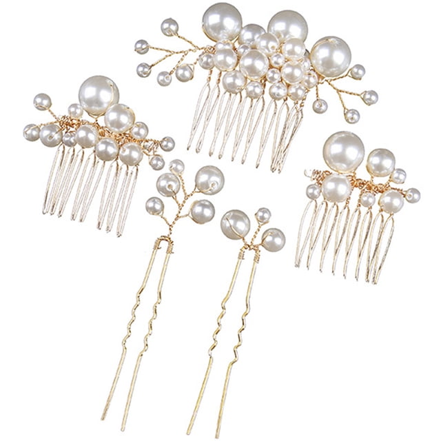peinetas de perlas para boda, horquillas para novia, pinzas para el cabello con perlas, accesorios para el cabello