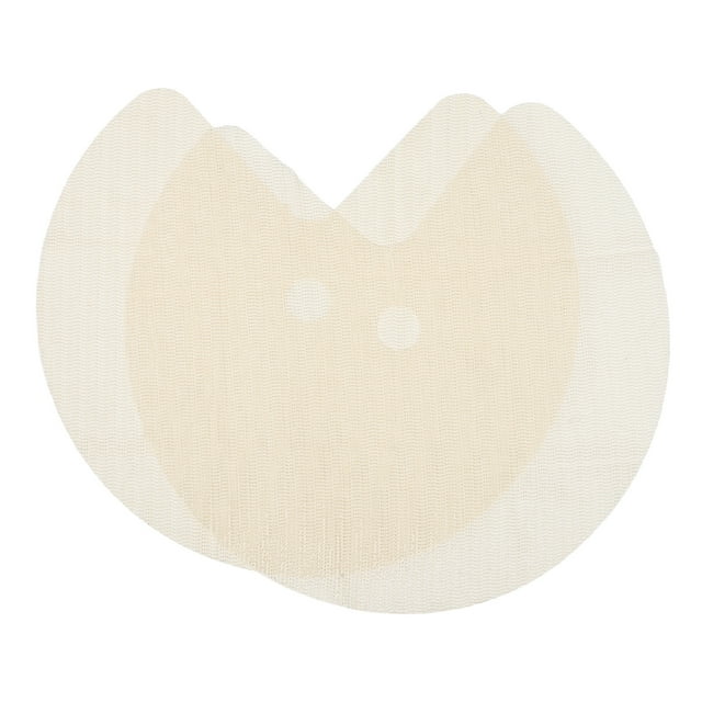 2 protectores circulares antideslizantes para estantes Lazy Susan, no adhesivos, para armarios de cocina, cajones, refrigeradores y despensas.
