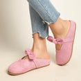 thumbnail image 5 of Bow Knot Mary Jane Mules, Slip On Closed Toe Shoes, Casual Comfort Footwear (Women's), 5 of 6