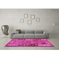 thumbnail image 3 of Ahgly Company Indoor Rectangle Oriental Pink Traditional Area Rugs, 7' x 9', 3 of 4