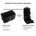 thumbnail image 5 of Compact Hanging Travel Toiletry Bag – Fold-Flat Organizer with Multiple Pockets, Water-Repellent Case for Travel & Everyday Use, 5 of 10