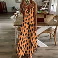 thumbnail image 3 of Leopard Print Pattern Sleeveless Dress for Women Clothing Female Women's Summer Skirt, 3 of 7