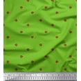 thumbnail image 1 of Soimoi polyester Crepe Fabric Artistic Flower & Dots Printed Fabric 1 Yard 52 Inch Wide, 1 of 3
