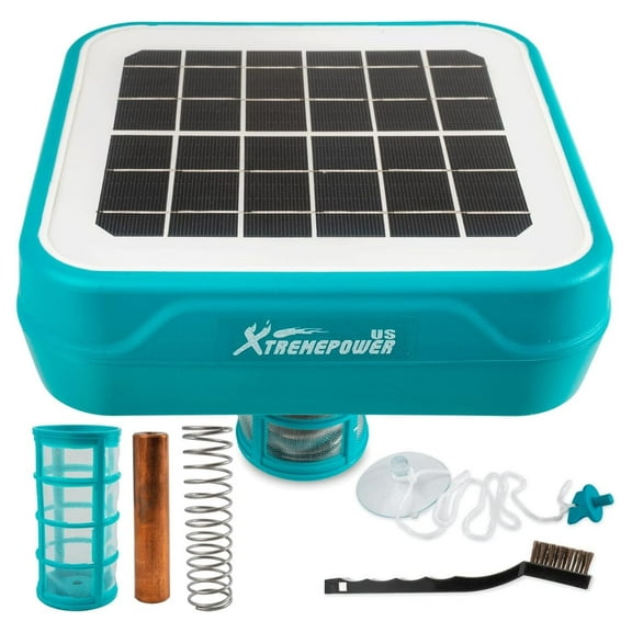 Solar Pool Ionizer - Floating Water Purifier, 85% Less Chlorine, for Saltwater & Chlorine Pools & Spas