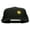 Black, variant on Round Smiley Face Patched Wool Blend Pro Style Snapback - Black OSFM