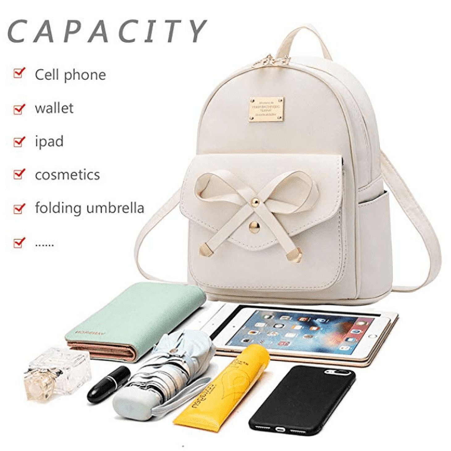 Womens Backpack Purse, Fashion Cute Bowknot Mini Backpack Purse with USB  Charging Port , Waterproof …See more Womens Backpack Purse, Fashion Cute