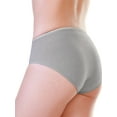 thumbnail image 2 of Angelina Cotton Hiphugger Panties with Textured Lines and Flowers (12-Pack), 2 of 6