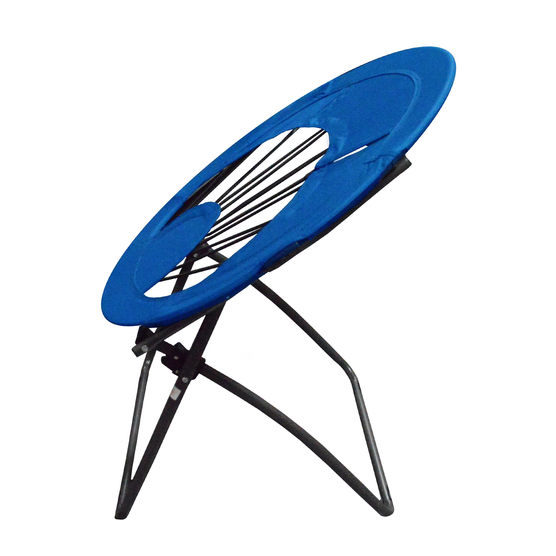 Impact Canopy Bungee Chair Folding Round Steel Frame, Light Blue  eBay