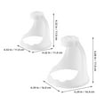 thumbnail image 2 of WHAMVOX 2pcs Flower Arrangement Base for Decor White PlasticReusable and Durable for Long-Time Use, 2 of 8