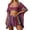 Purple, variant on MAIHAN Womens Bikini Swimsuits 4 Piece High Waisted Bathing Suits with UPF 50+ Cover Up|Tankini Top and Bottom with Shorts Beach Swimwear(Blue,S)