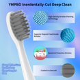 thumbnail image 4 of Cabezales de repuesto para cepillos de dientes eléctricos YMPBO para Burst x10, 4 of 6