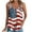 Blue, variant on CFLVAEK 4th of July Spaghetti Strap Tank Tops for Women American Flag Print Sleeveless Top Plus Size Eyelet Embroidered Scoop Neck Tank Top Independence Day Shirts S