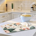 thumbnail image 6 of Flowers and Insects Dish Drying Mat for Kitchen Counter 16x18 In Absorbent Microfiber Reversible Mats Dish Drainer Protector Rack Pad for Coffee Bar Table, 6 of 7