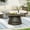 Grey, variant on Outdoor Acacia Wood Coffee Table, 31.5" Round Patio Coffee Table for Backyard Balcony Lawn, Weather Resistant Wood Table, Teak