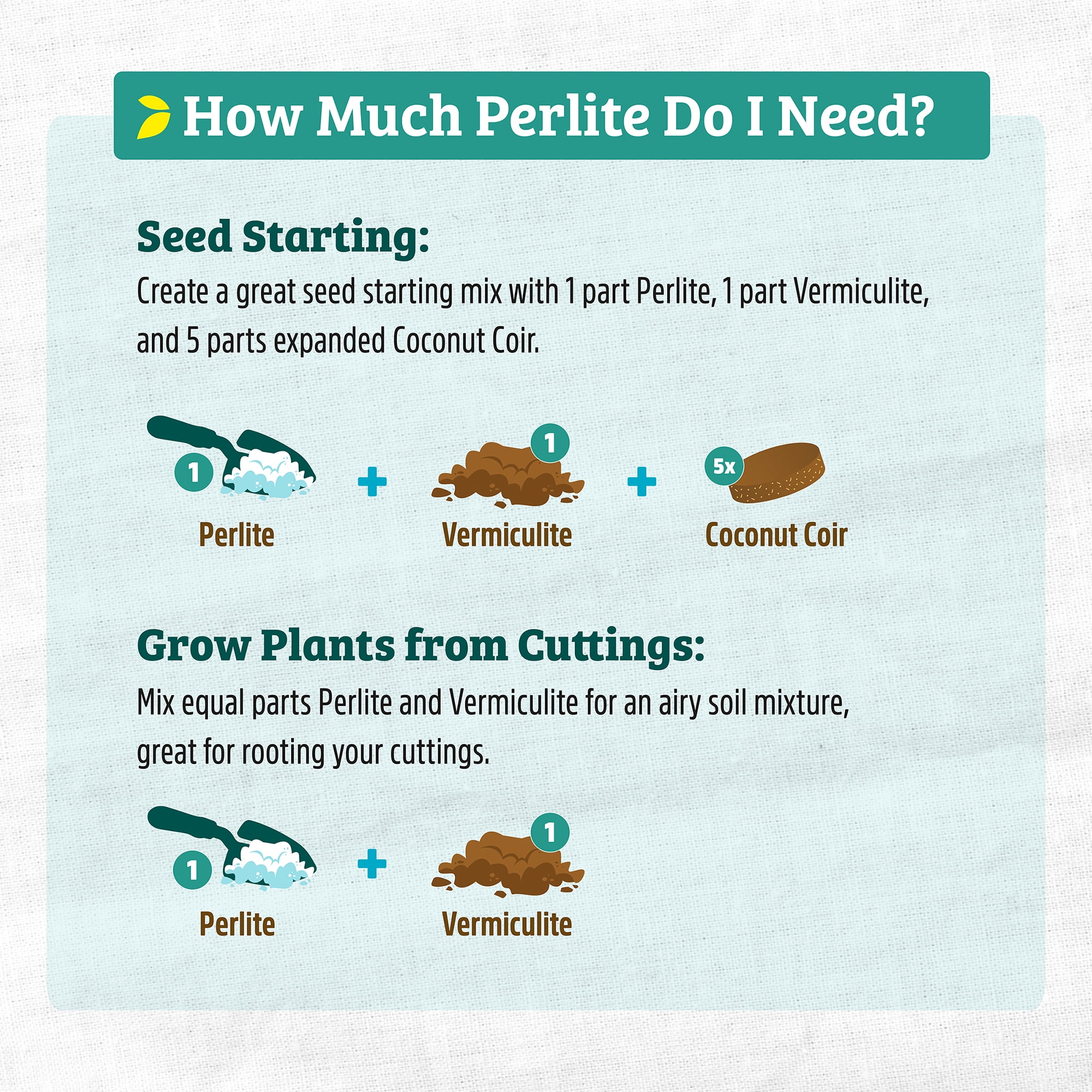Back to the Roots Organic Perlite for Garden Soil, 8 qt