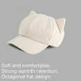 thumbnail image 6 of Girl Cats Ear Baseball Hat Berets Hat Eye Catching Travel Gathering Visors Hat for Cycling Hiking Sun Hat, 6 of 8