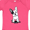 thumbnail image 4 of Inktastic B/W Frenchie (Darks) Boys or Girls Baby Bodysuit, 4 of 5