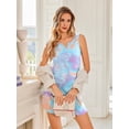 thumbnail image 4 of Ekouaer Nightgowns for Women 2 Pack Tank Night Gown Sleeveless Sleep Shirt V Neck Chemise Soft Night Shirt Ladies Sleep Dress, 4 of 6
