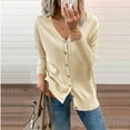 thumbnail image 3 of QWZNDZGR Autumn And Winter New Knitted Cardigan Women's Loose Top With Sweater V-Neck Sweater Coat Women's Dress, 3 of 6