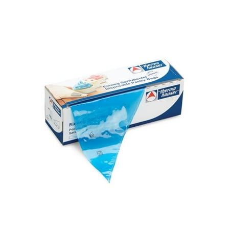 18 Inch Disposable - Thermohauser Disposable Pastry Bag 4 Color Box, Blue - 18 inch