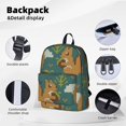 thumbnail image 4 of Goofa Knitted Woodland Squirrel Printed Backpack,Laptop Backpack,Durable Anti-Theft Travel Work Backpack,Water-resistant Backpack, 4 of 9