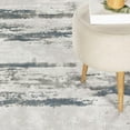 thumbnail image 3 of LiviNest 3D Art Modern Area Rug: 7x10 Gray Geometric Rug - Durable Polyester & Jute for Living Room & High Traffic Areas - Kid & Pet Friendly, 3 of 5
