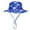 Dark Blue, variant on oqasdz Kids Sun Hat Adjustable Fisherman Cap for Boys and Girls Outdoor Party Summer Beach Lightweight Breathable Sunhat, Size XS
